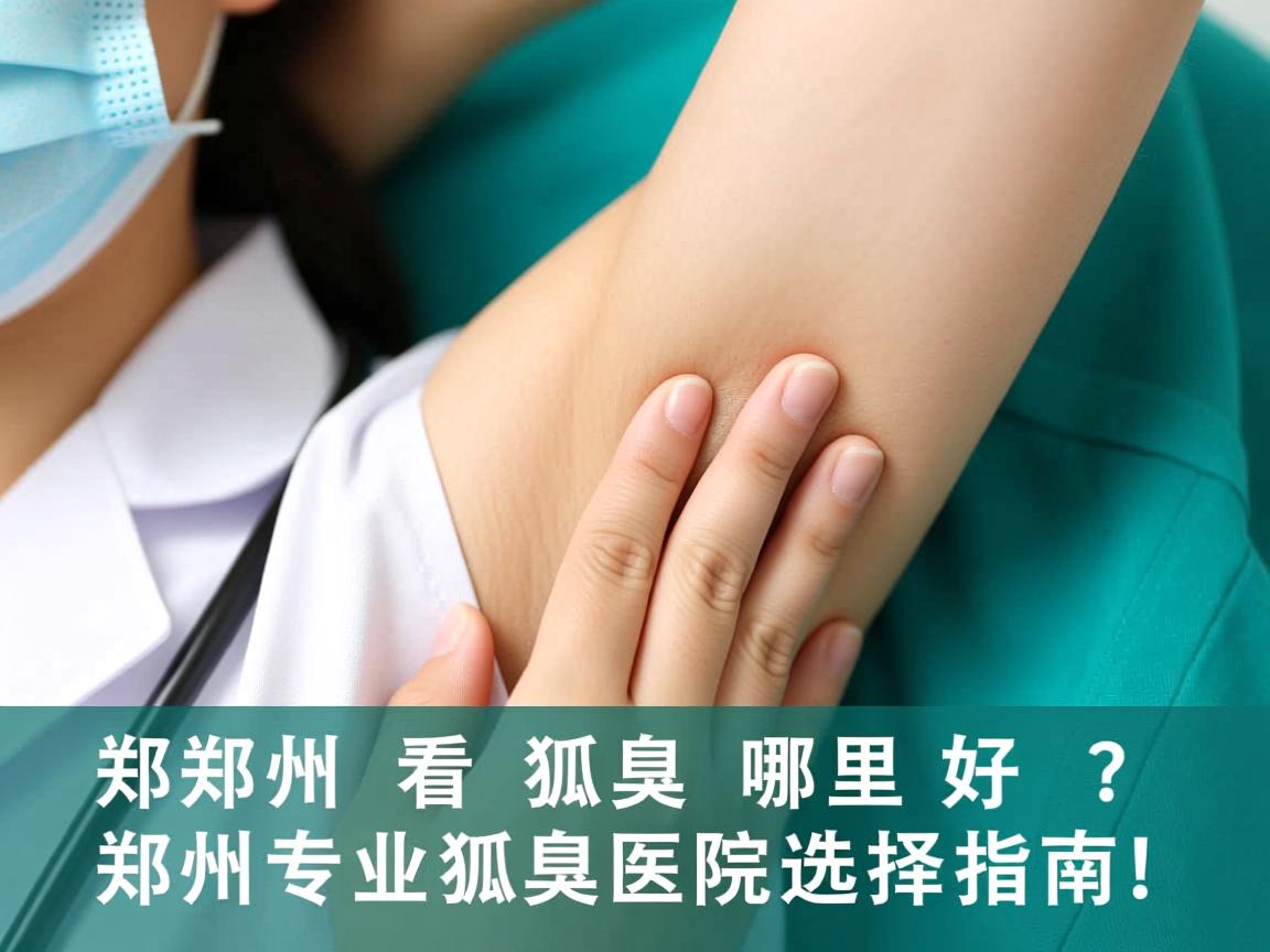 郑州看狐臭哪里好？郑州专业狐臭医院选择指南