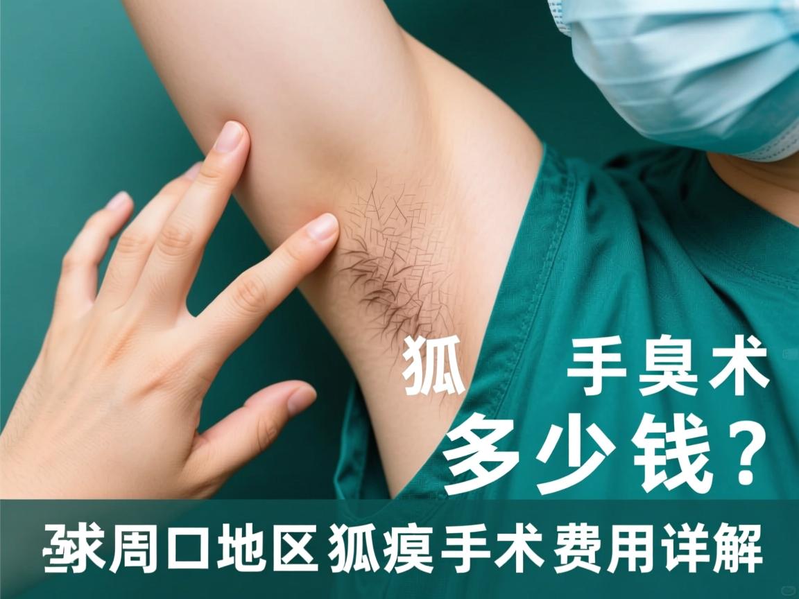 狐臭手术多少钱？周口地区狐臭手术费用详解