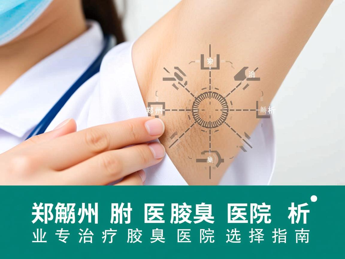 郑州附医腋臭医院解析,郑州专业治疗腋臭的医院选择指南 郑州附医腋臭医院解析,郑州专业治疗腋臭的医院选择指南