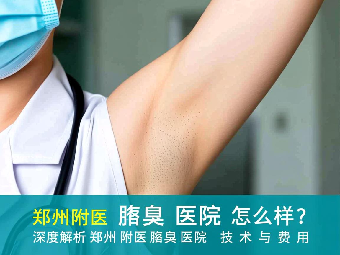 郑州附医腋臭医院怎么样？深度解析郑州附医腋臭医院技术与费用