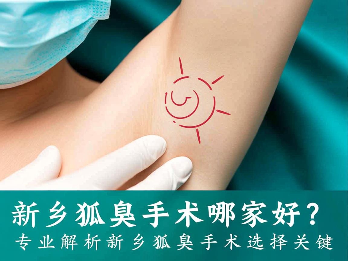 新乡狐臭手术哪家好？专业解析新乡狐臭手术选择关键
