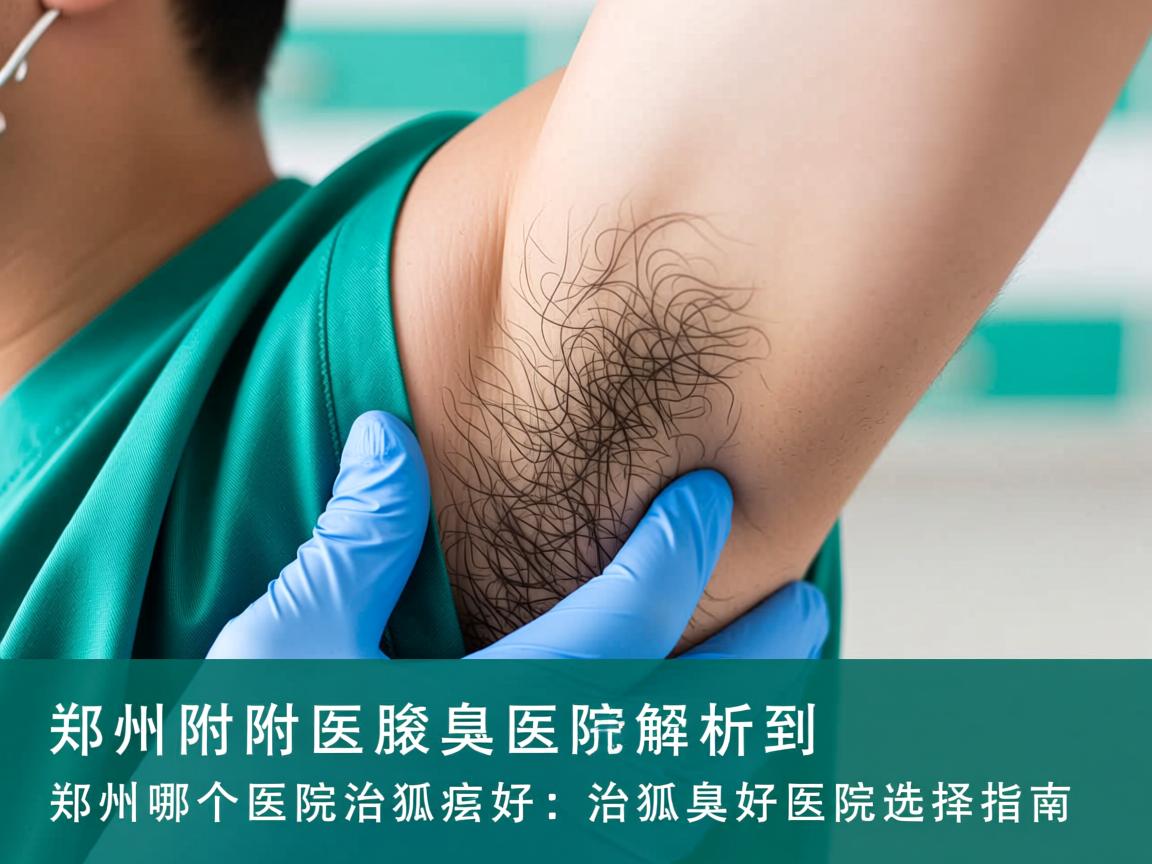 郑州附医腋臭医院解析，到郑州哪个医院治狐臭好，治狐臭好医院选择指南