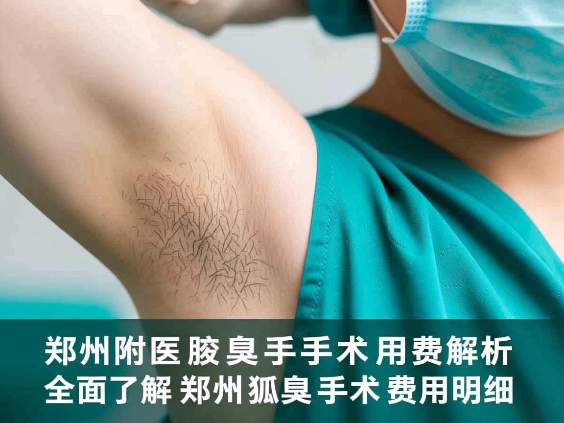 郑州附医腋臭手术费用解析，全面了解郑州狐臭手术费用明细