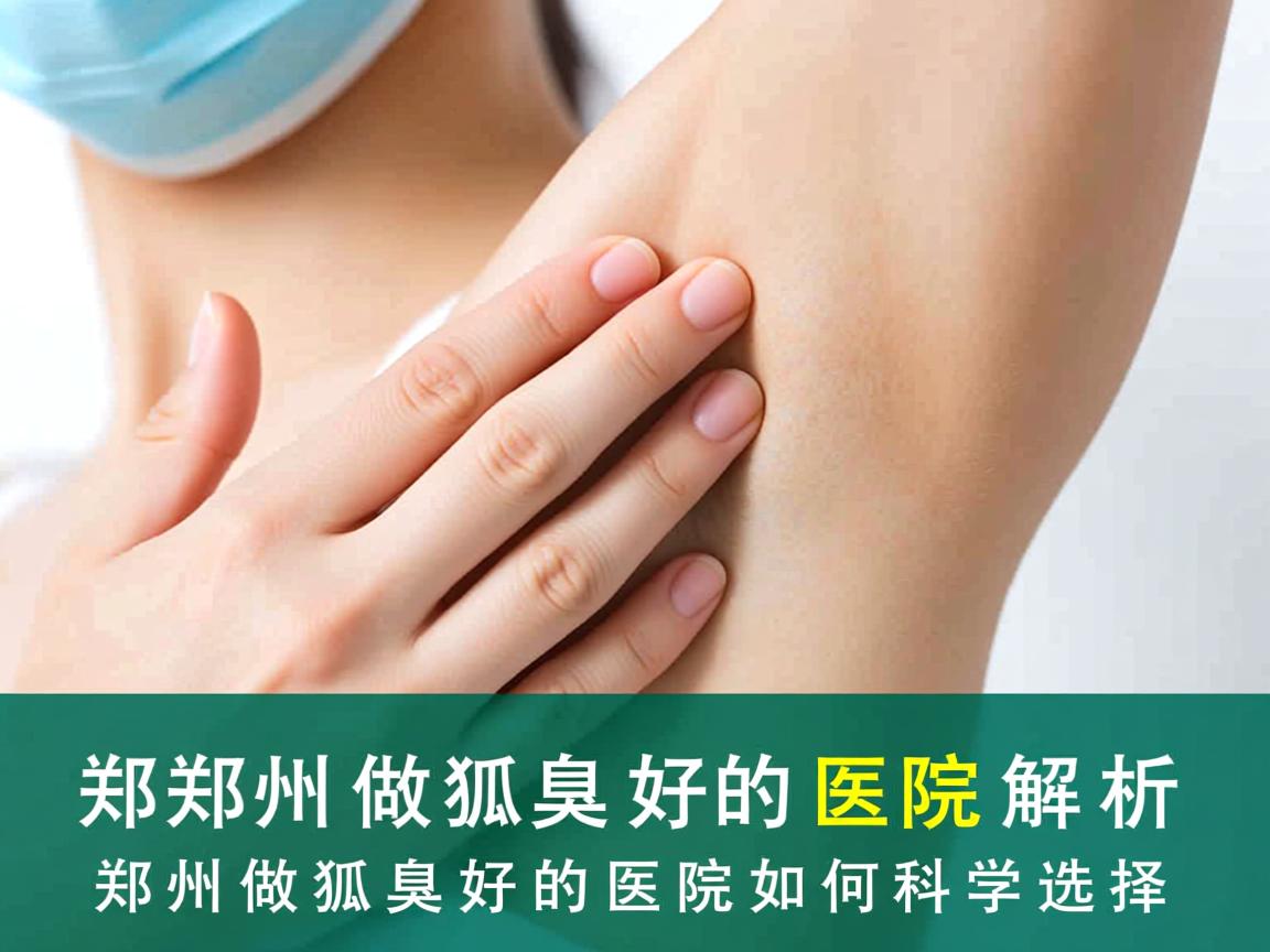 郑州做狐臭好的医院解析，郑州做狐臭好的医院如何科学选择