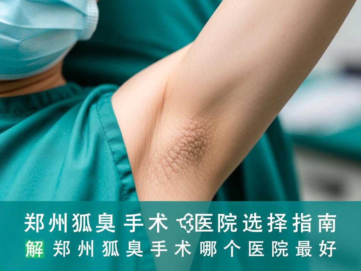 郑州狐臭手术医院选择指南，解析郑州狐臭手术哪个医院最好
