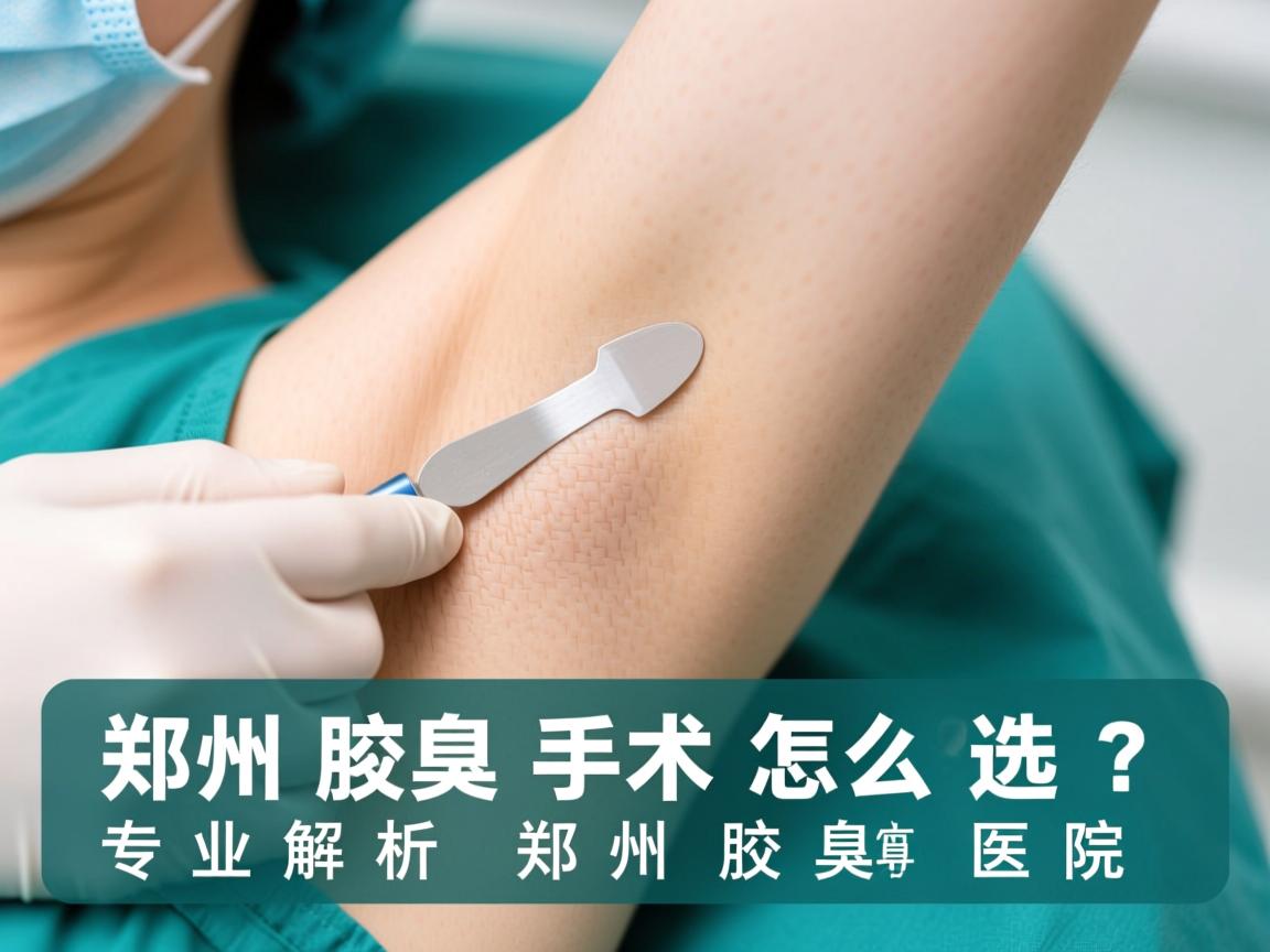 郑州腋臭手术怎么选？专业解析郑州腋臭医院