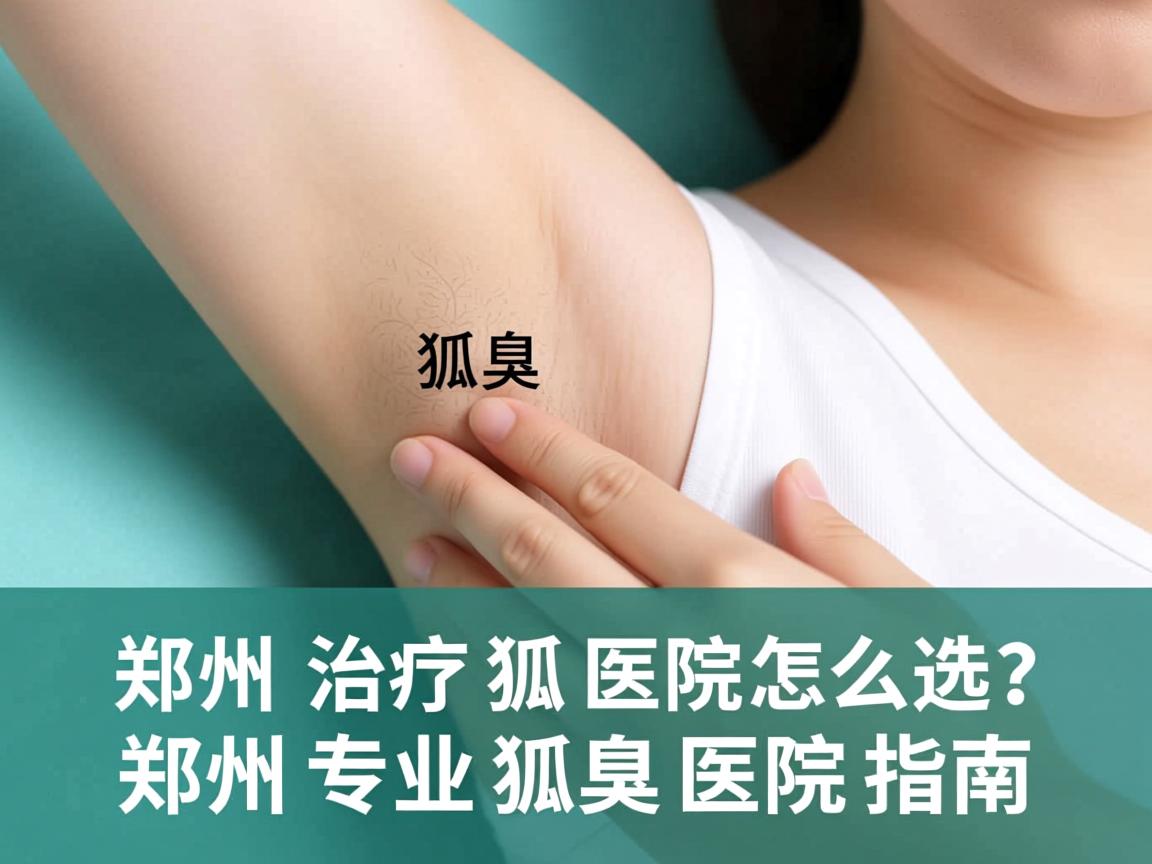 郑州治疗狐臭医院怎么选？郑州专业狐臭医院指南