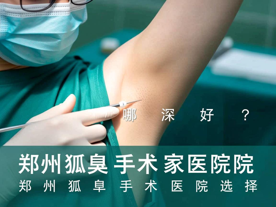 郑州狐臭手术哪家医院好？深度解析郑州狐臭手术医院选择