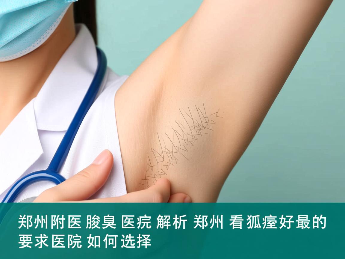 郑州附医腋臭医院解析，郑州看狐臭最好的医院如何选择