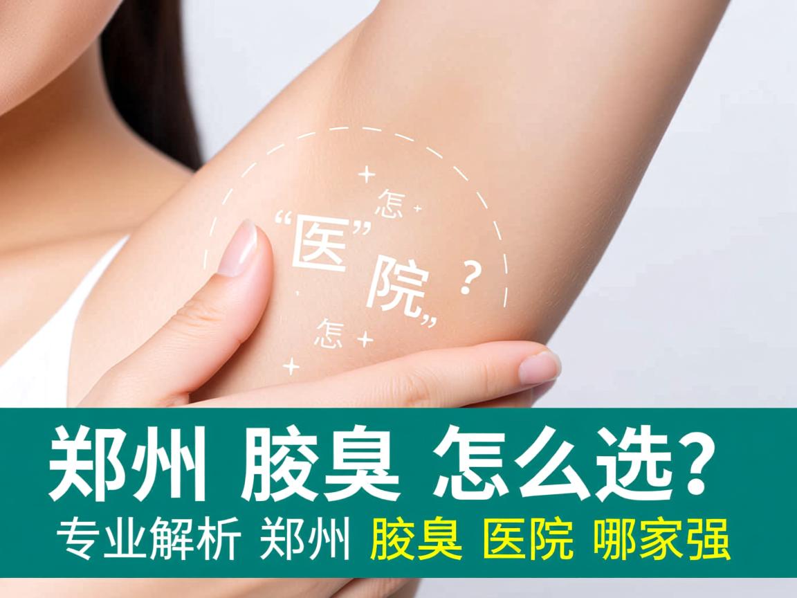 郑州腋臭医院怎么选？专业解析郑州腋臭医院哪家强