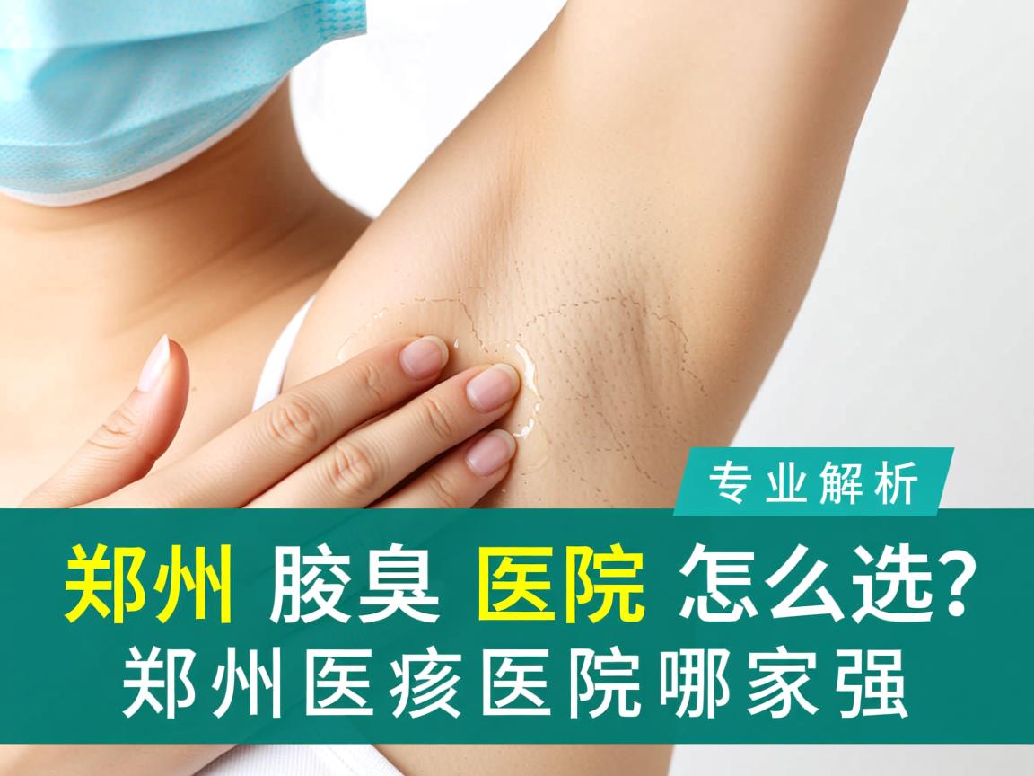 郑州腋臭医院怎么选？专业解析郑州腋臭医院哪家强