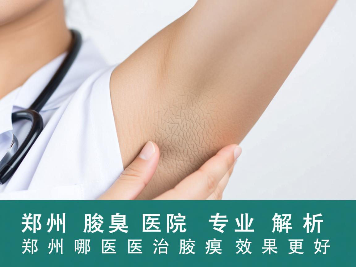 郑州腋臭医院专业解析，郑州哪家医院治疗腋臭效果更好