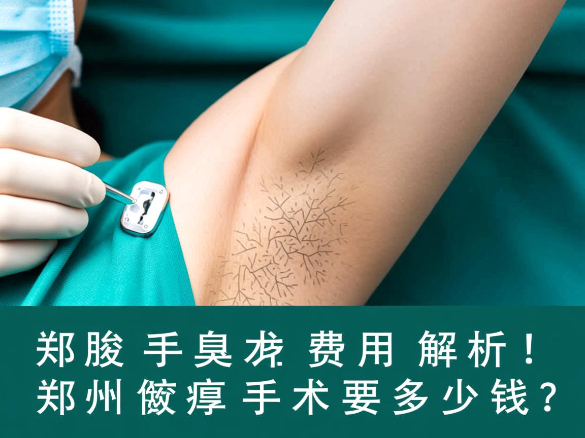 郑州腋臭手术费用解析，郑州做腋臭手术要多少钱？