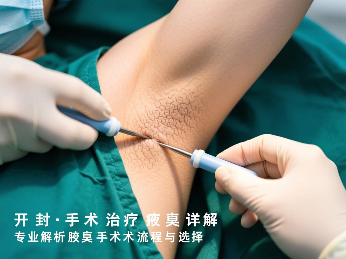 开封手术治疗腋臭详解，专业解析腋臭手术的流程与选择