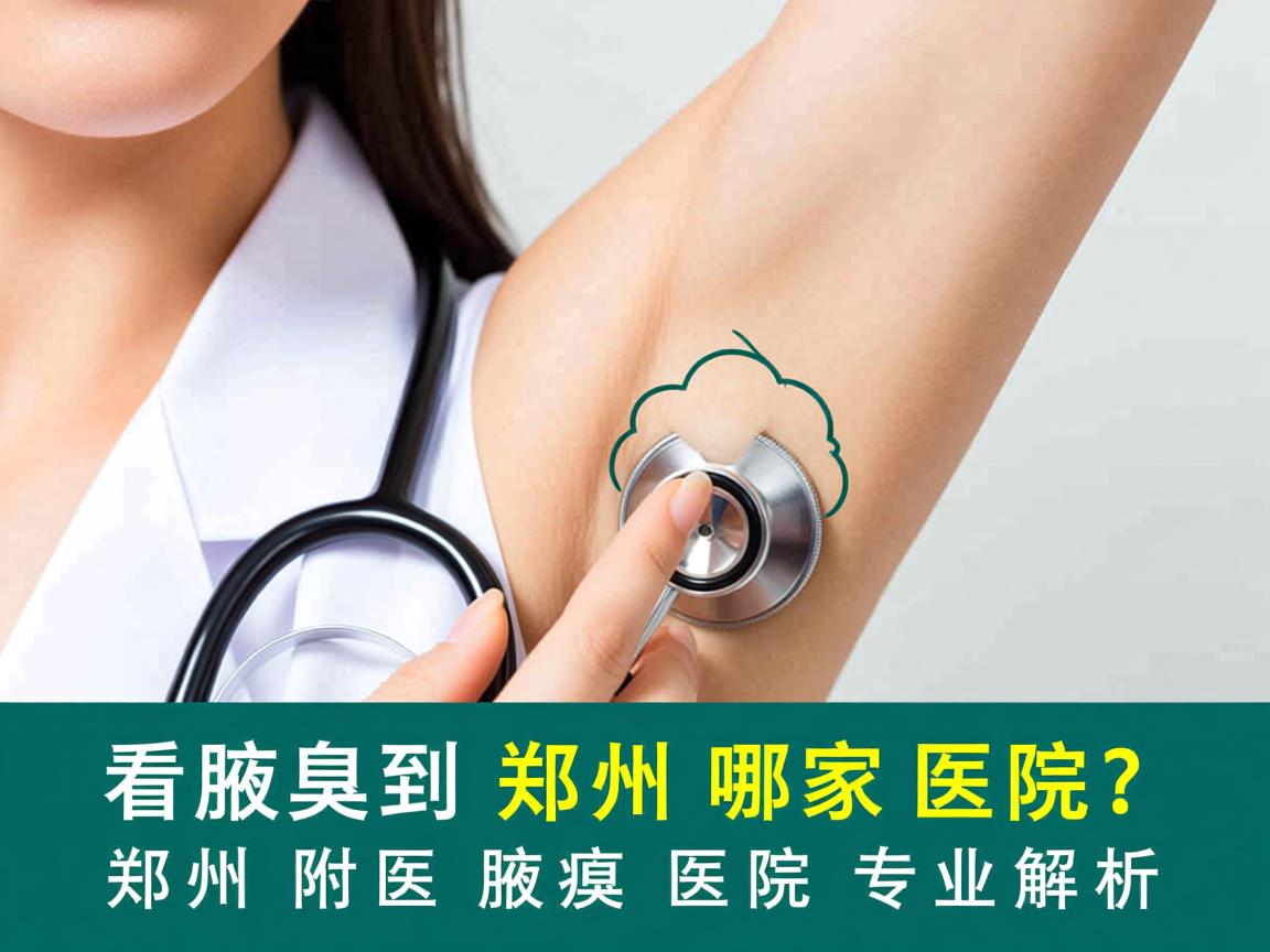 看腋臭到郑州哪家医院？郑州附医腋臭医院专业解析