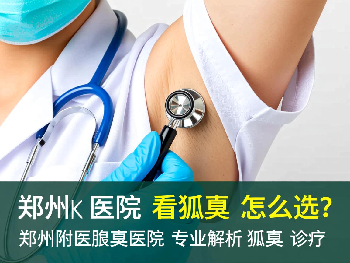 郑州医院看狐臭怎么选？郑州附医腋臭医院专业解析狐臭诊疗