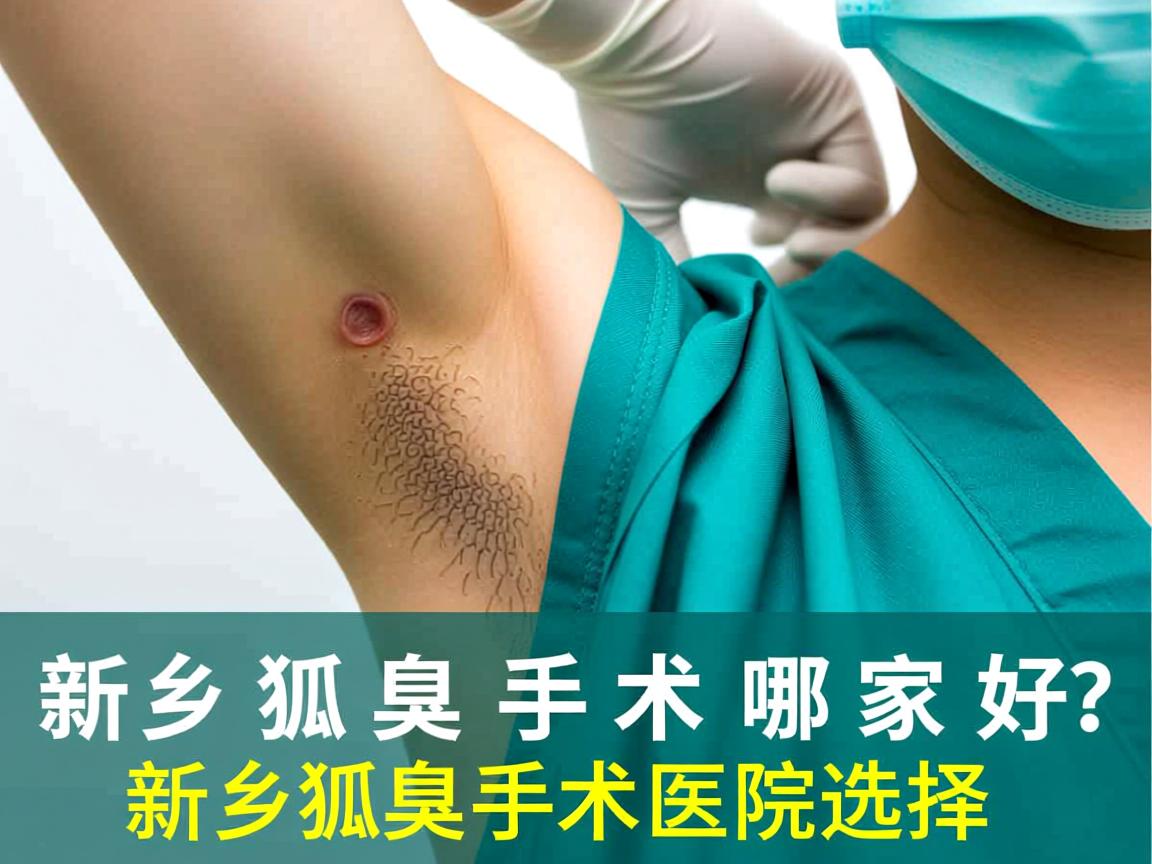新乡狐臭手术哪家好？深度解析新乡狐臭手术医院选择