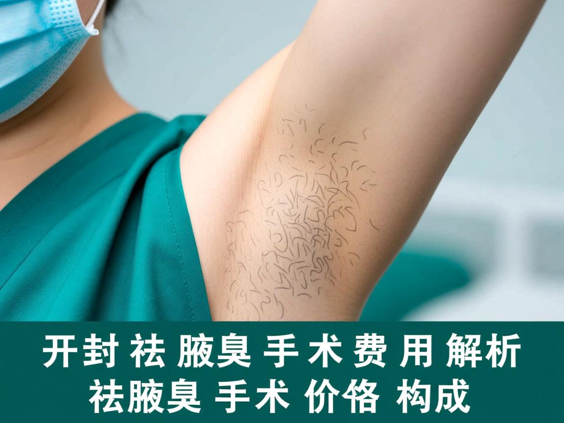 开封祛腋臭手术费用解析，详解祛腋臭手术价格构成