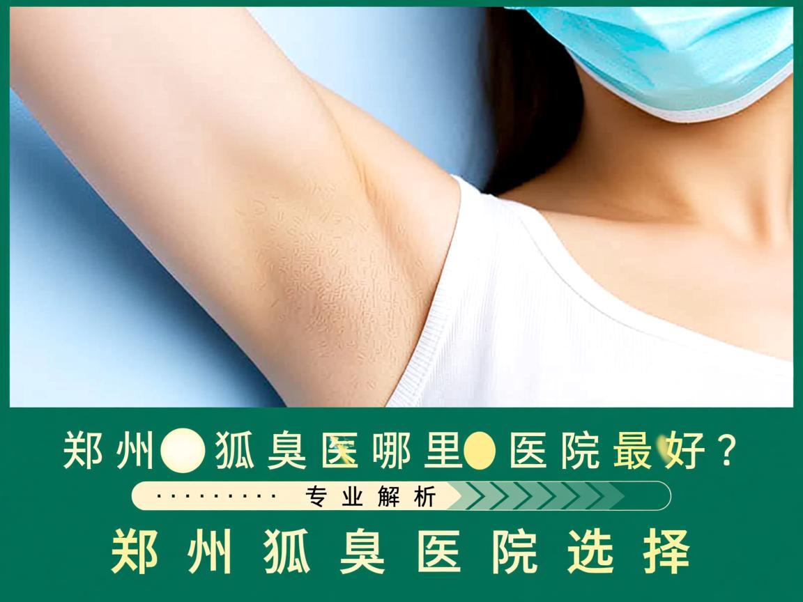 郑州治狐臭哪里医院最好？专业解析郑州狐臭医院选择