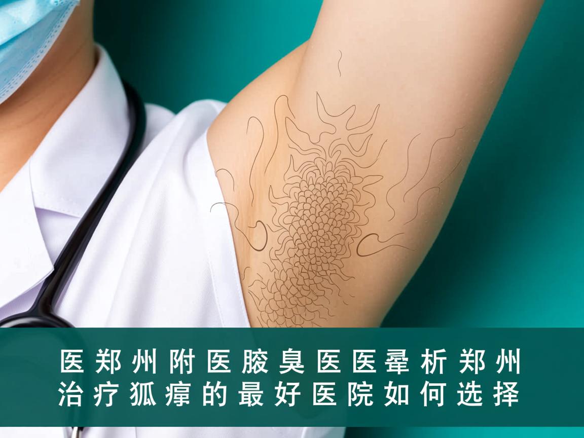郑州附医腋臭医院解析，郑州治疗狐臭的最好医院如何选择