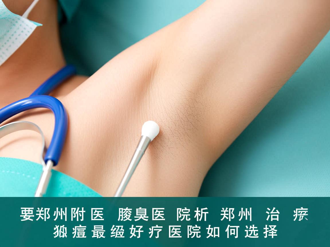 郑州附医腋臭医院解析，郑州治疗狐臭的最好医院如何选择