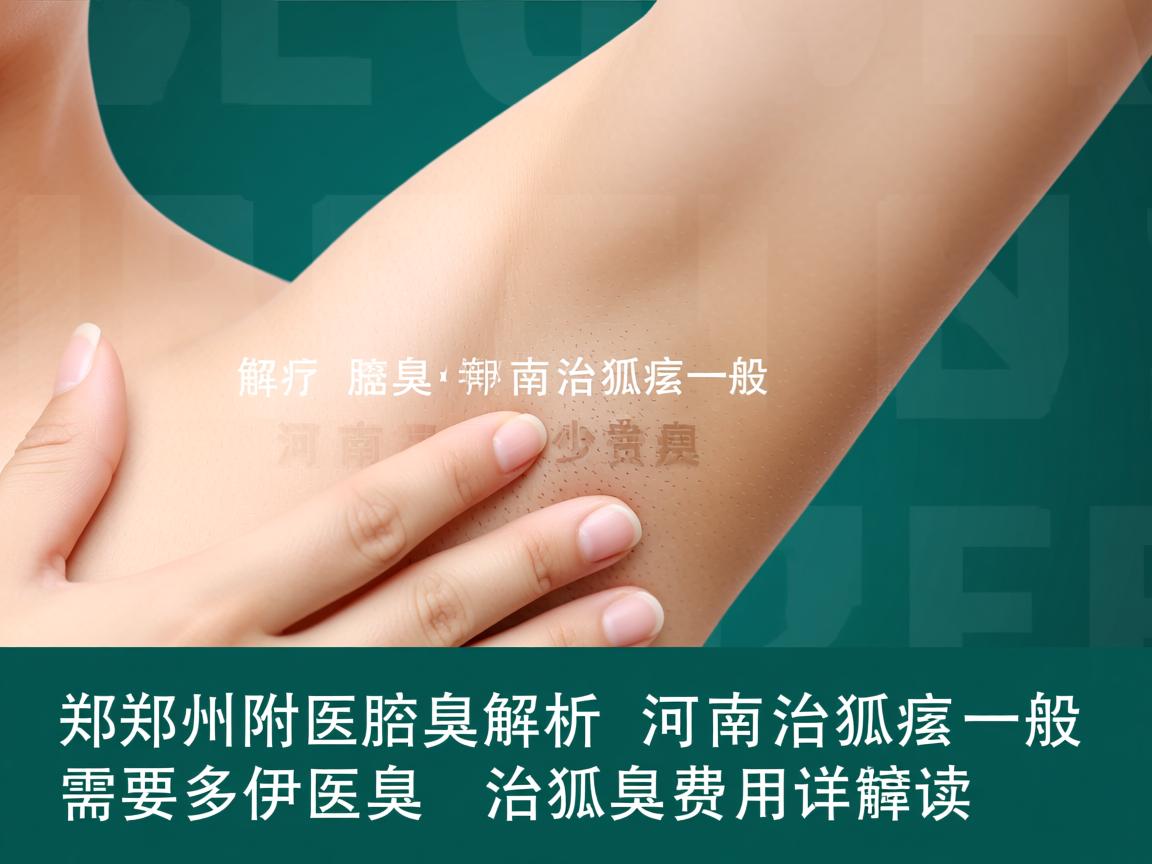 郑州附医腋臭解析，河南治狐臭一般需要多少费用，治狐臭费用详情解读