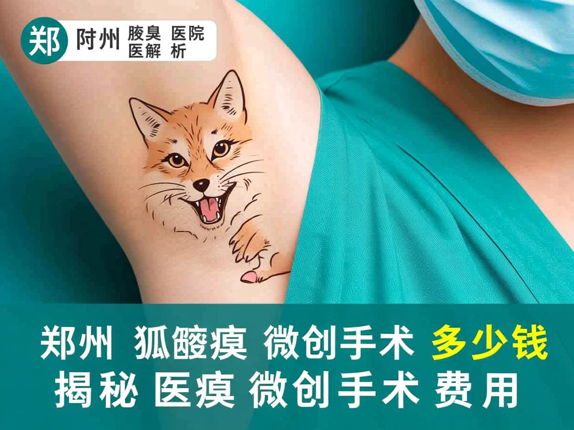 郑州附医腋臭医院解析，郑州狐臭微创手术多少钱，揭秘狐臭微创手术费用