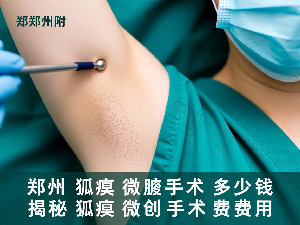 郑州附医腋臭医院解析，郑州狐臭微创手术多少钱，揭秘狐臭微创手术费用