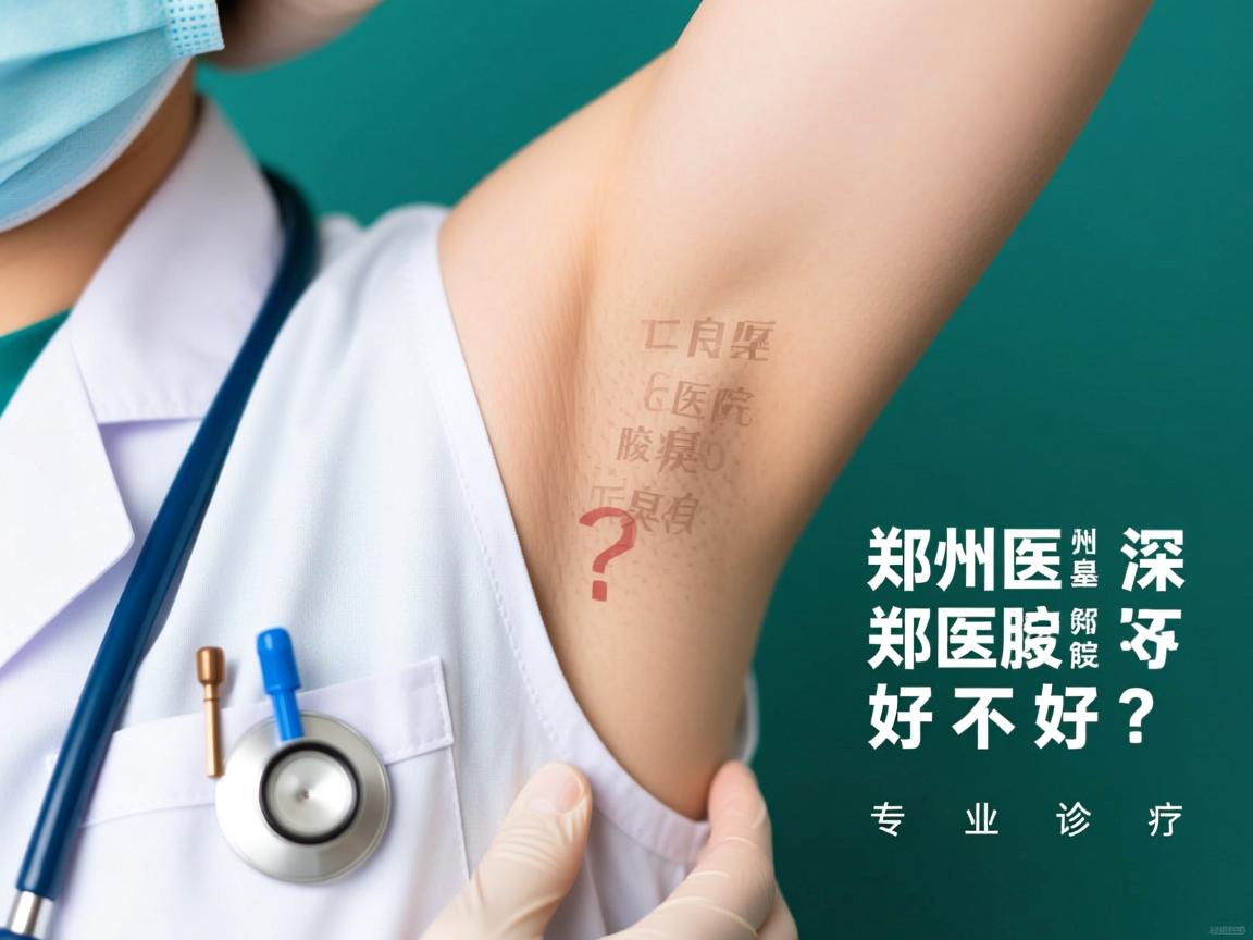郑州附医腋臭医院好不好？深度解析郑州附医腋臭医院的专业诊疗