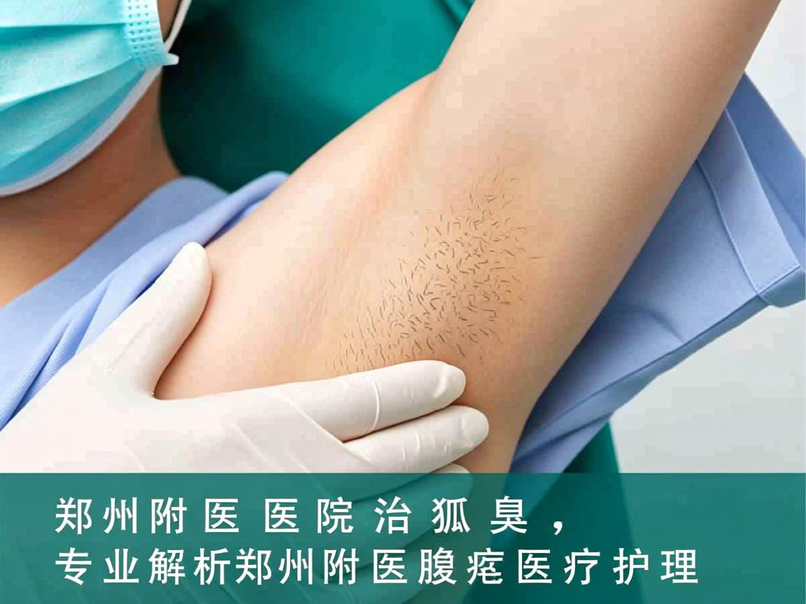 郑州附医医院治狐臭，专业解析郑州附医腋臭医疗护理