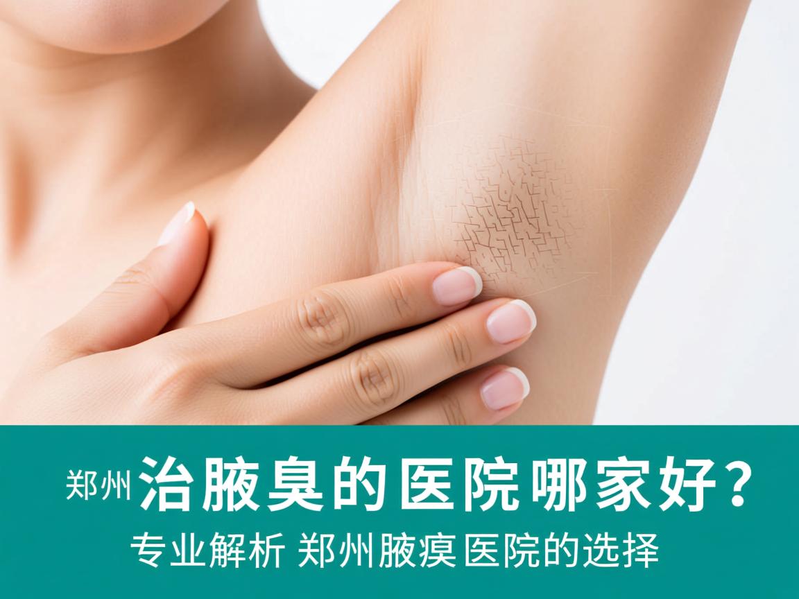 郑州治腋臭的医院哪家好？专业解析郑州腋臭医院的选择