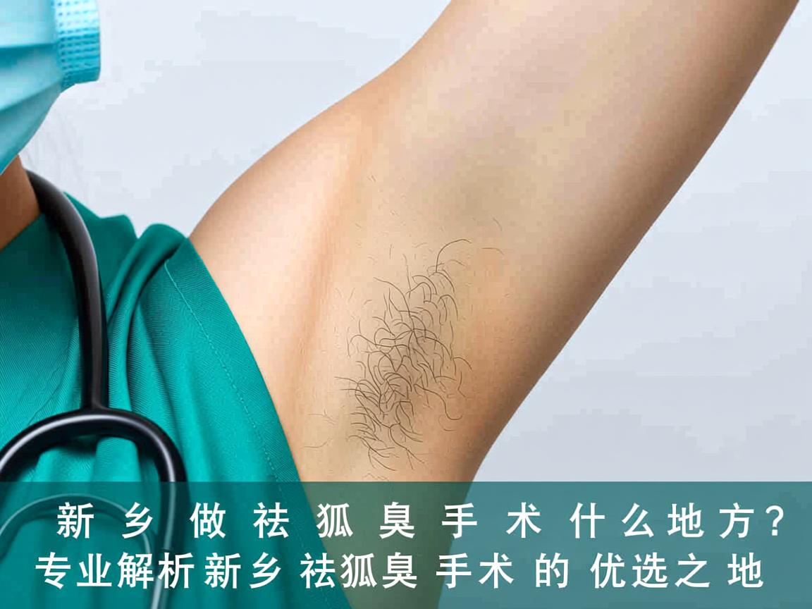 新乡做祛狐臭手术什么地方好？专业解析新乡祛狐臭手术的优选之地