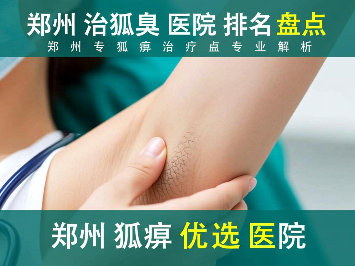 郑州治狐臭医院排名盘点，专业解析郑州狐臭治疗的优选医院