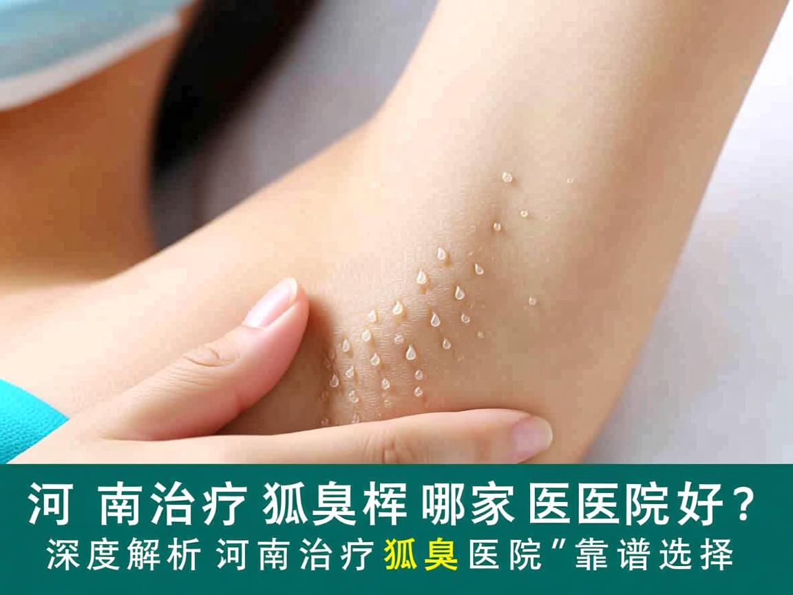 河南治疗狐臭哪家医院好？深度解析河南治疗狐臭医院的靠谱选择