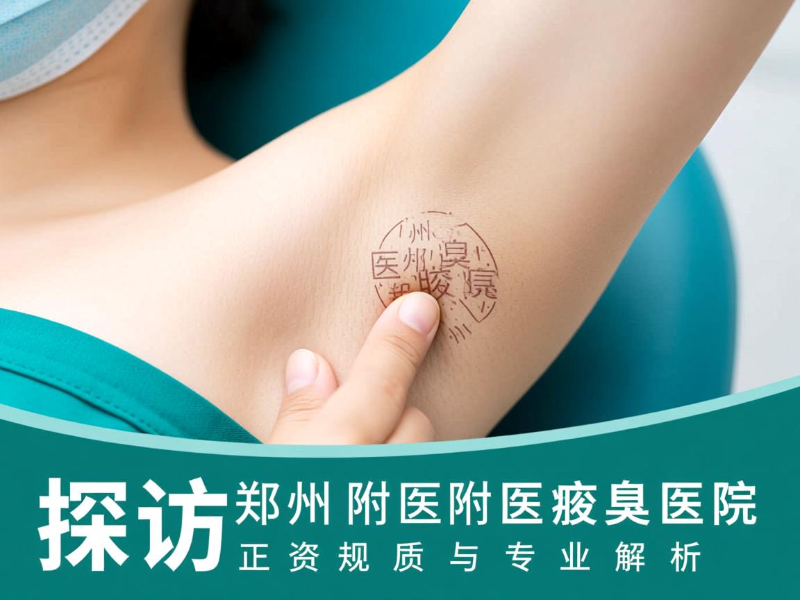 探访郑州附医腋臭医院，郑州附医腋臭医院正规资质与专业解析