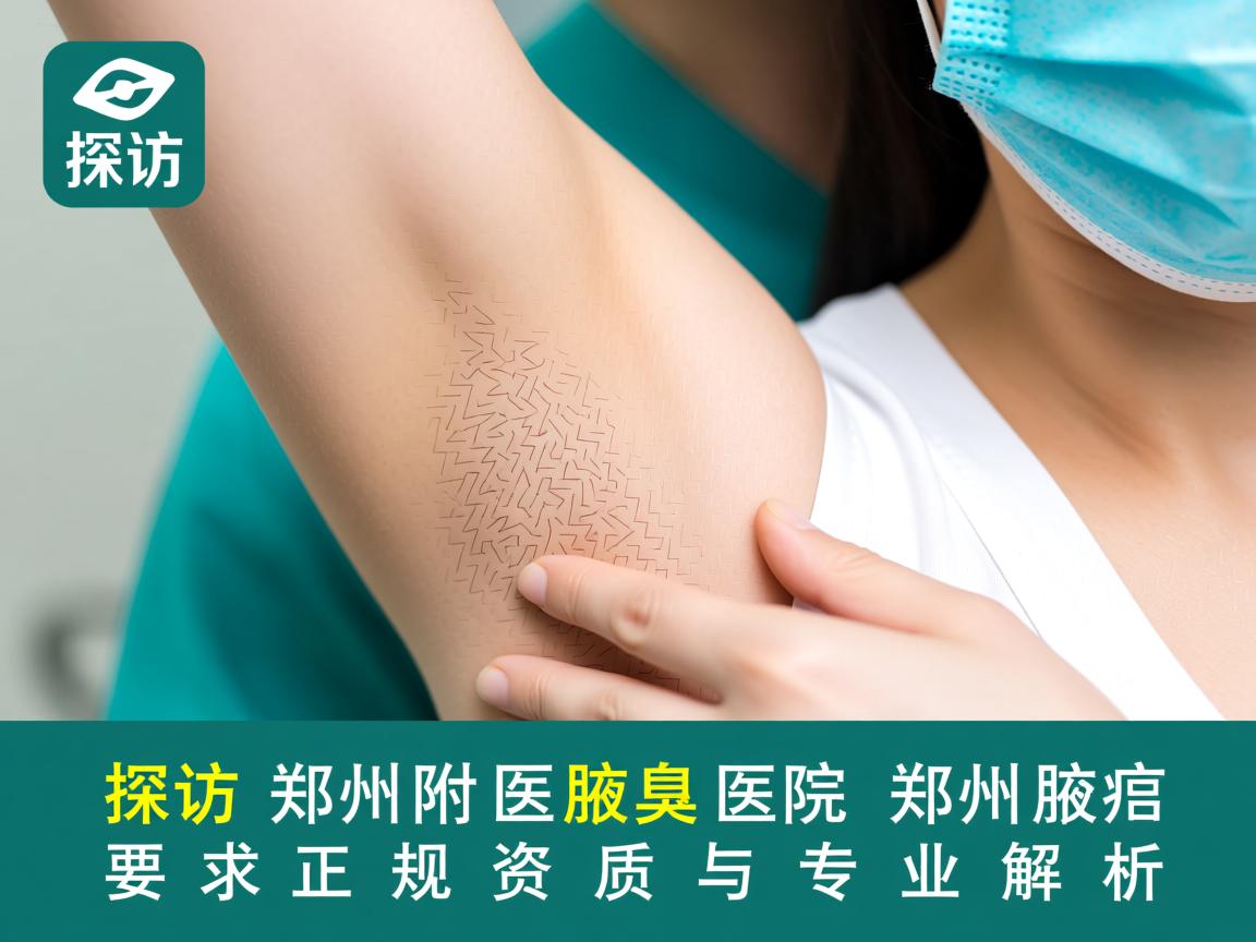 探访郑州附医腋臭医院，郑州附医腋臭医院正规资质与专业解析