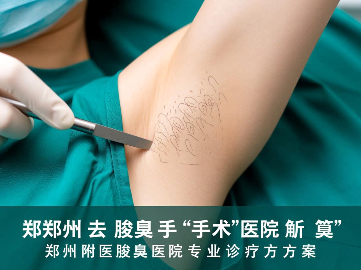 郑州去腋臭手术医院解析，郑州附医腋臭医院的专业诊疗方案