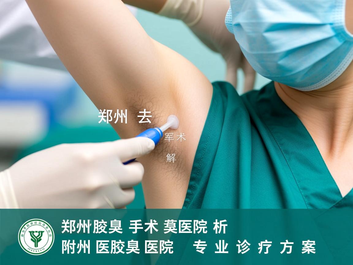 郑州去腋臭手术医院解析，郑州附医腋臭医院的专业诊疗方案