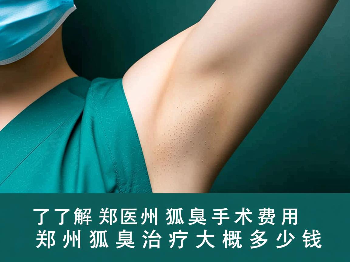 了解郑州狐臭手术费用，郑州狐臭治疗大概多少钱
