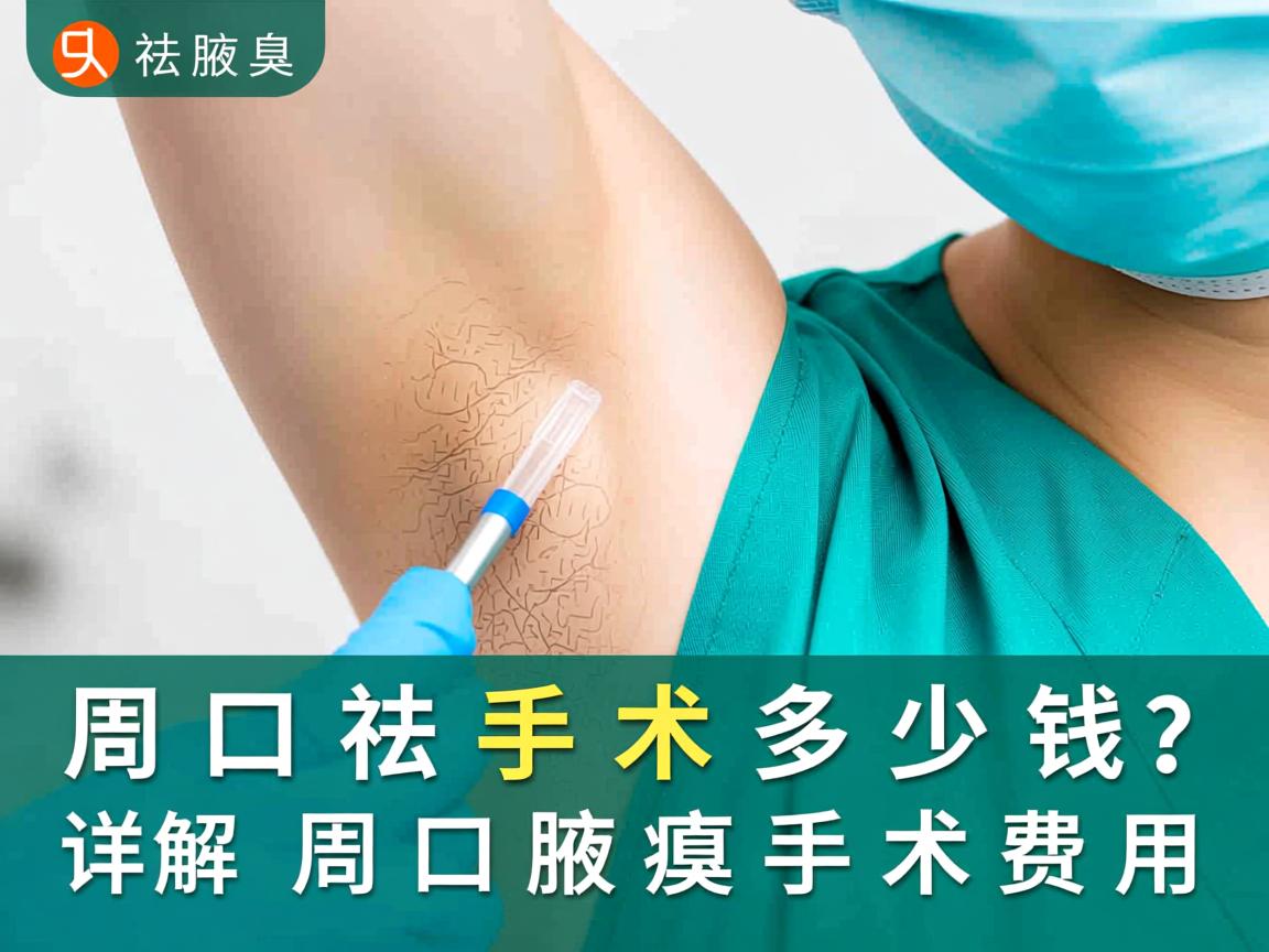 周口祛腋臭手术多少钱？详解周口腋臭手术费用