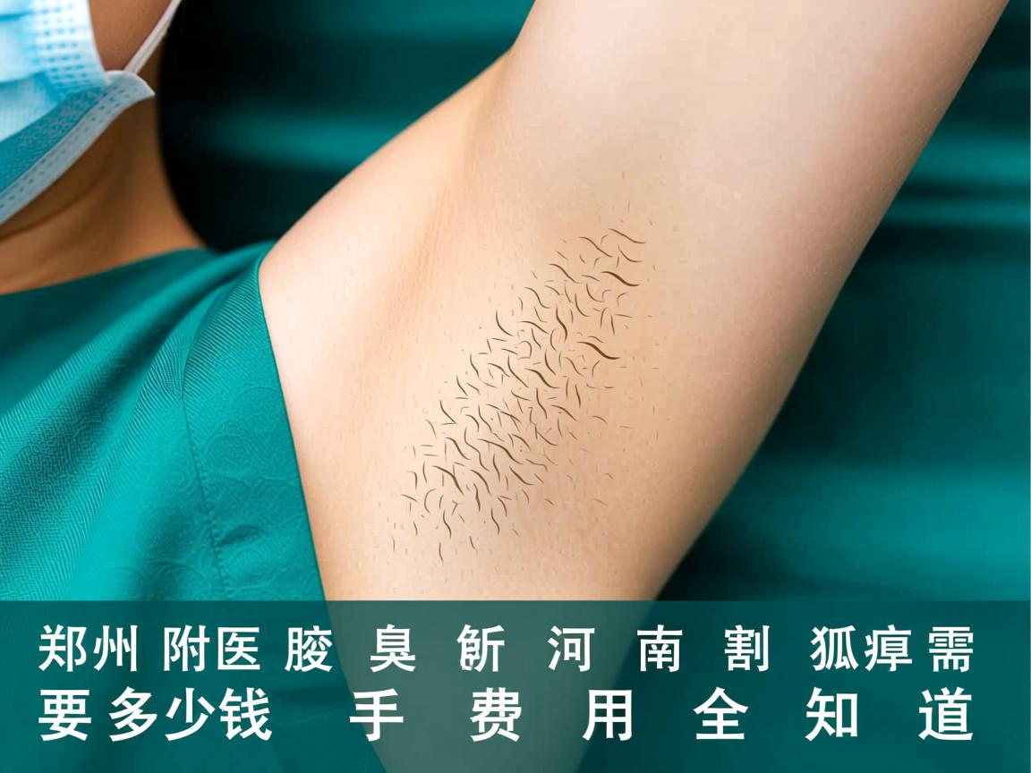 郑州附医腋臭解析，河南割狐臭需要多少钱，狐臭手术费用全知道