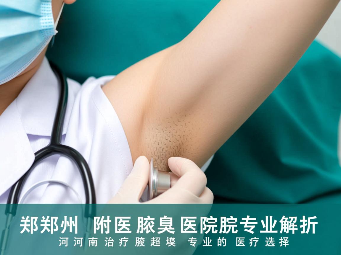 郑州附医腋臭医院专业解析，河南治疗腋臭超专业的医疗选择