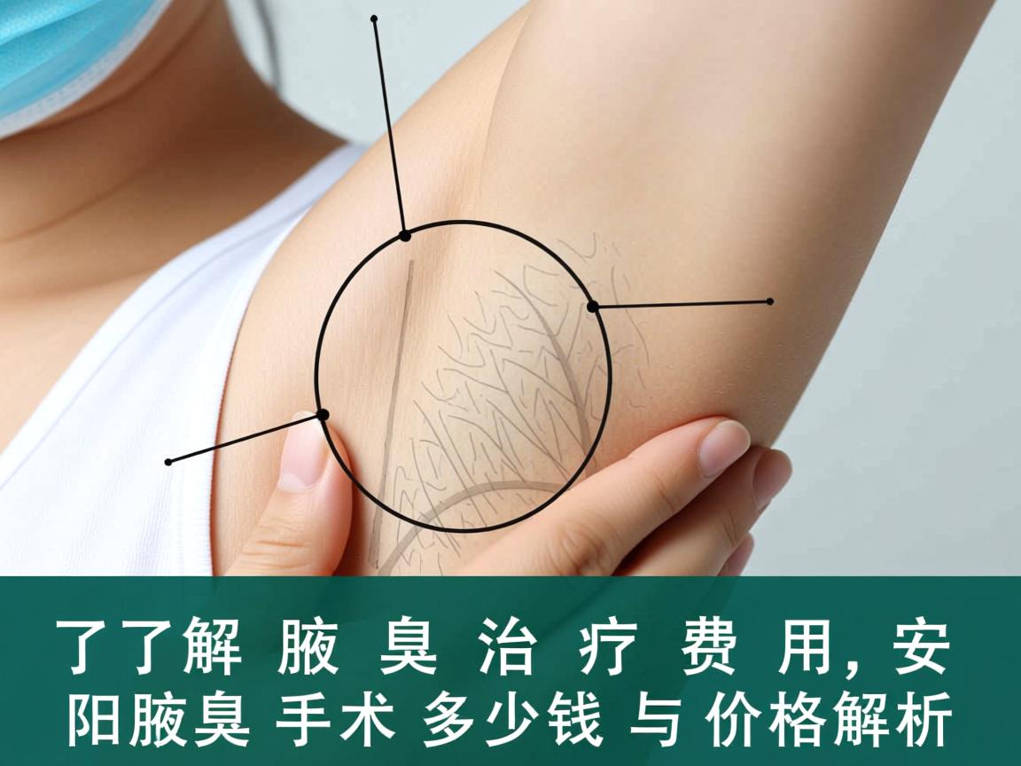 了解腋臭治疗费用，安阳腋臭手术多少钱与价格解析