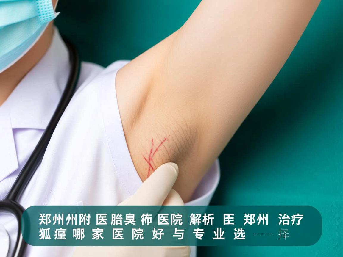 郑州附医腋臭医院解析，郑州治疗狐臭哪家医院好与专业选择