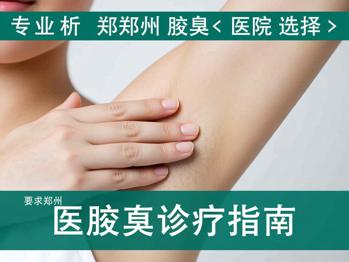 专业解析郑州腋臭医院选择，郑州附医腋臭诊疗指南