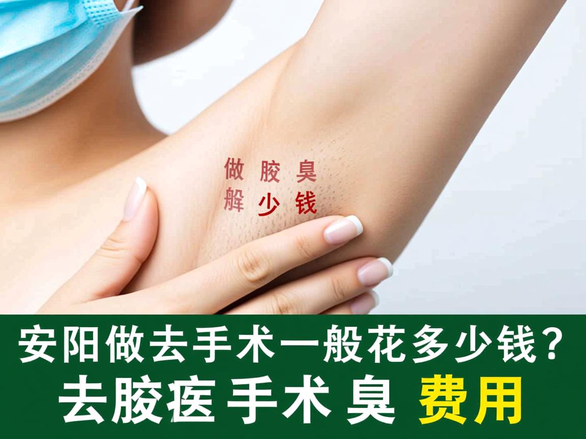 安阳做去腋臭手术一般花多少钱？详解去腋臭手术费用