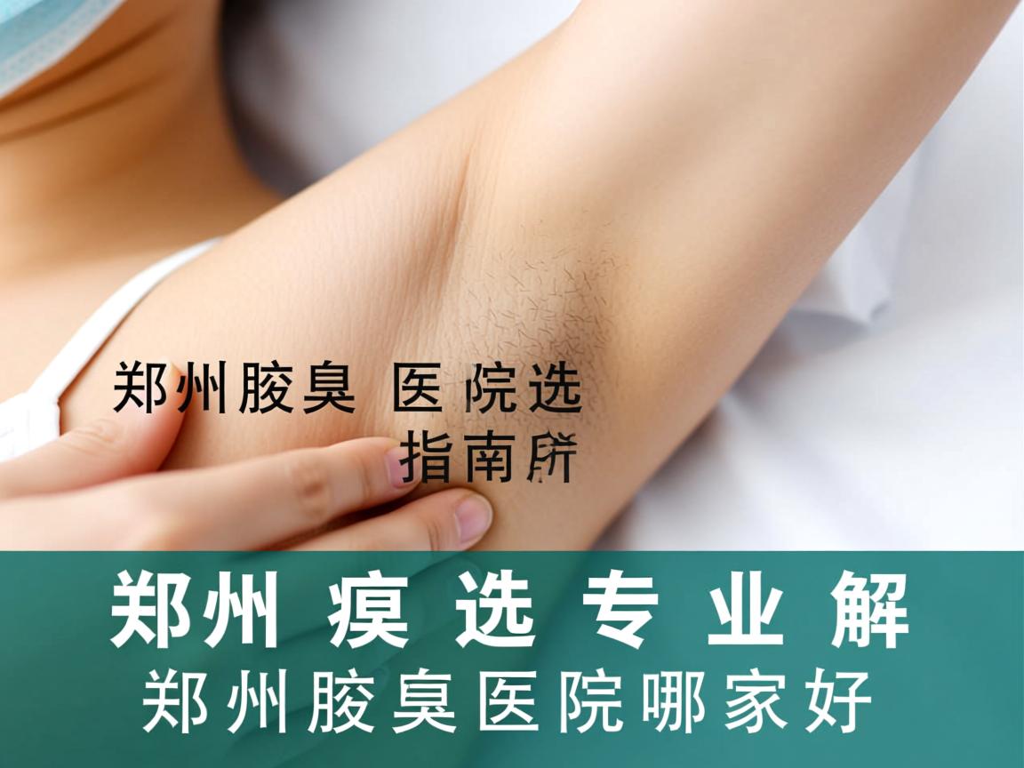 郑州腋臭医院选择指南，专业解析郑州腋臭医院哪家好