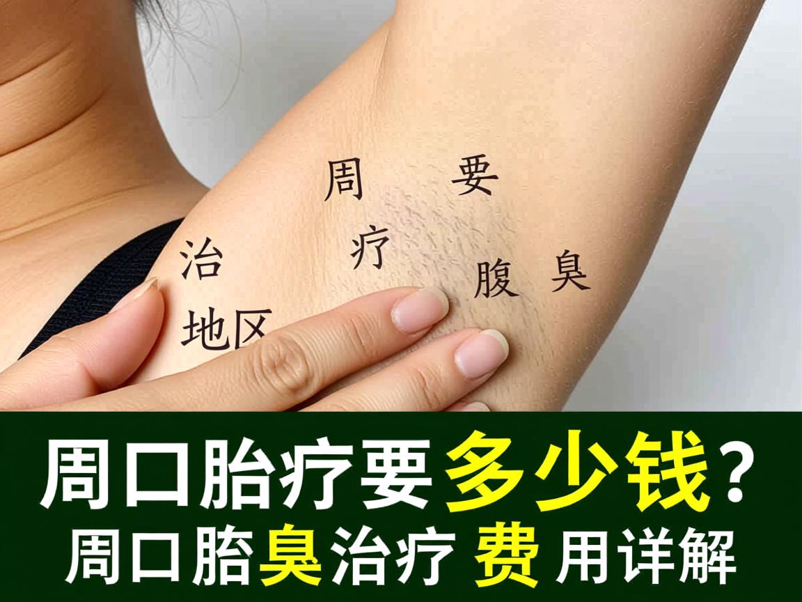 周口腋臭治疗要多少钱？周口地区腋臭治疗费用详解