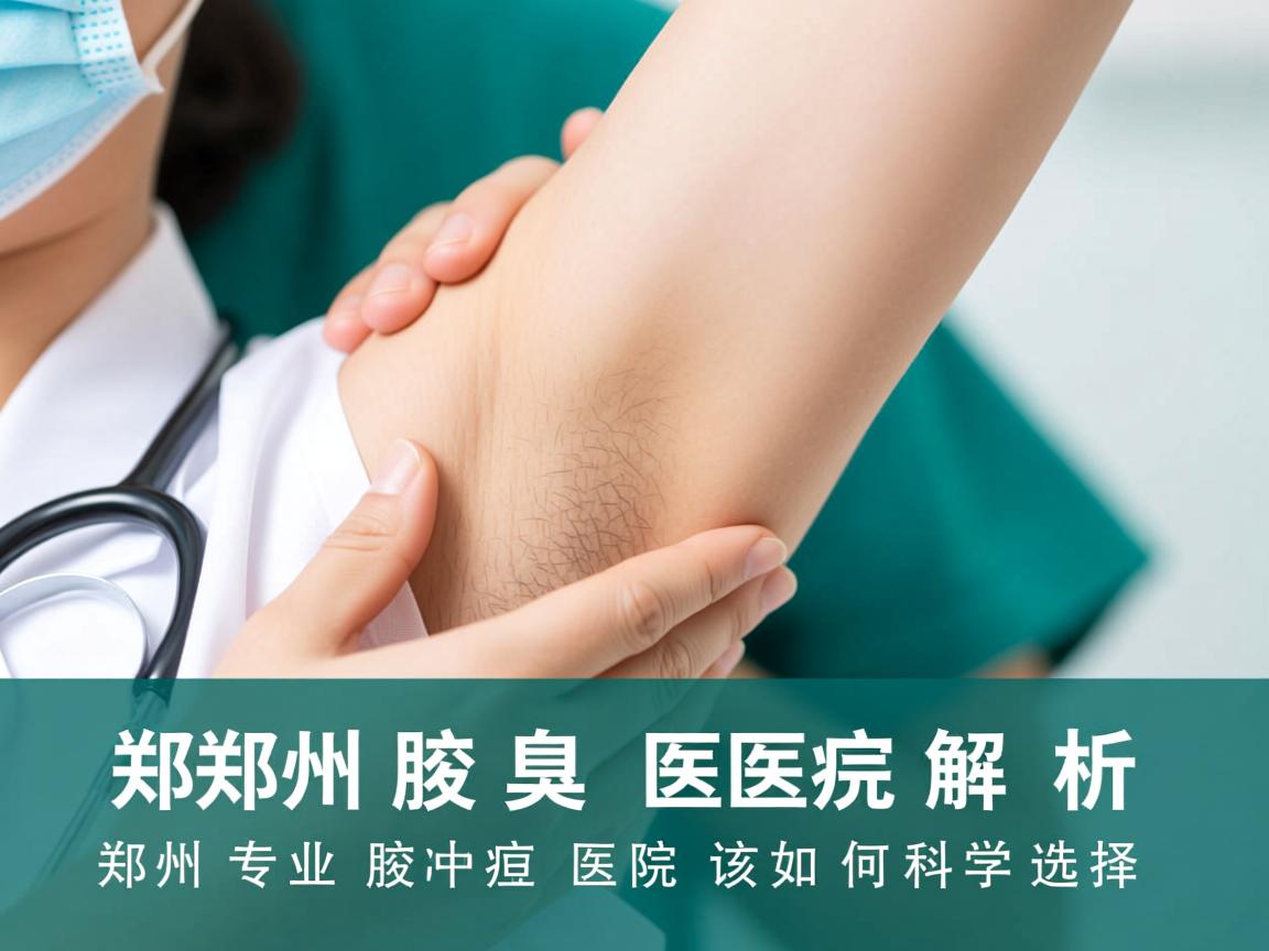 郑州腋臭医院解析，郑州专业腋臭医院该如何科学选择