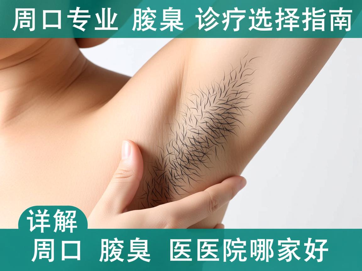 周口专业腋臭诊疗选择指南，详解周口腋臭医院哪家好